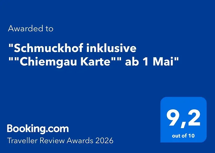 Schmuckhof Inklusive Chiemgau Karte